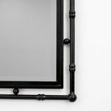 Oliver Beveled Mirror - Black