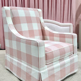 Charlotte Swivel Chair in Buffalo Check- TMHT