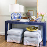 Analise Ottoman - Starlight Venice with Tape Detail