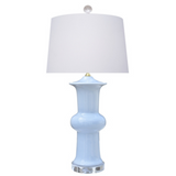 Blue Lotus Table Lamp 27H