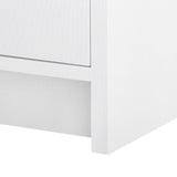 Bryant 3-Drawer Side Table, Chiffon White