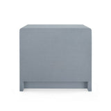 Bryant 3-Drawer Side Table, Chiffon Gray/Blue