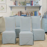 Darby Dining Chairs in Sky Gingham TMHT Set of 4