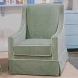 Charlotte Glider/Lounge Chair in Lulu Sage TMHT