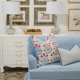 Ellie Sectional in Delft Blue Crypton Finish - TMHT