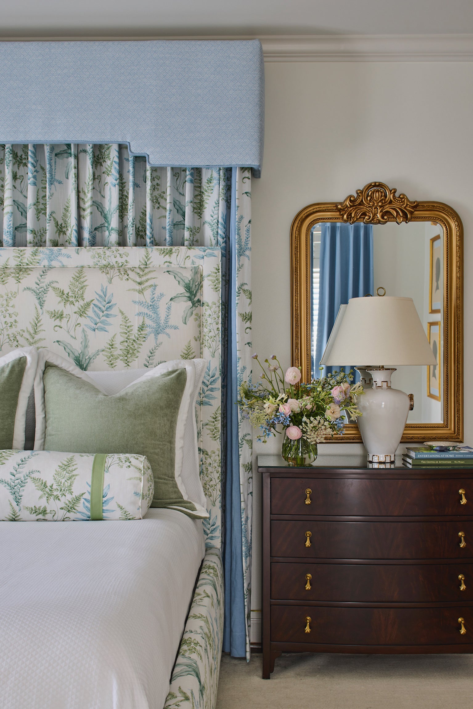 Luxury master bedroom suite in Mountain Brook Alabama