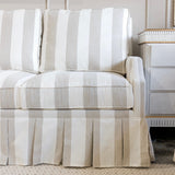 Alice Sofa in Taupe Stripe