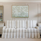 Alice Sofa in Taupe Stripe