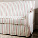 Charlotte Sofa in Anna Stripe Blush
