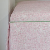 Kelly Ottoman in Petal Polka Dot Performance