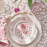 Cabana Tablecloth Pink Pomegranate