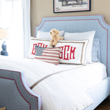 Monique Bed in Harbor Blue