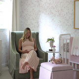 Charlotte Glider/Lounge Chair in Lulu Sage TMHT