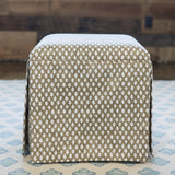 Kelly Ottoman in Gem Chip