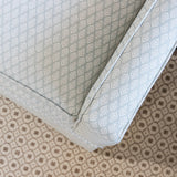 Charlotte Lounge Chair in Powder Mineral Performance