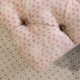 Theodore Ottoman in Poppy Paisley